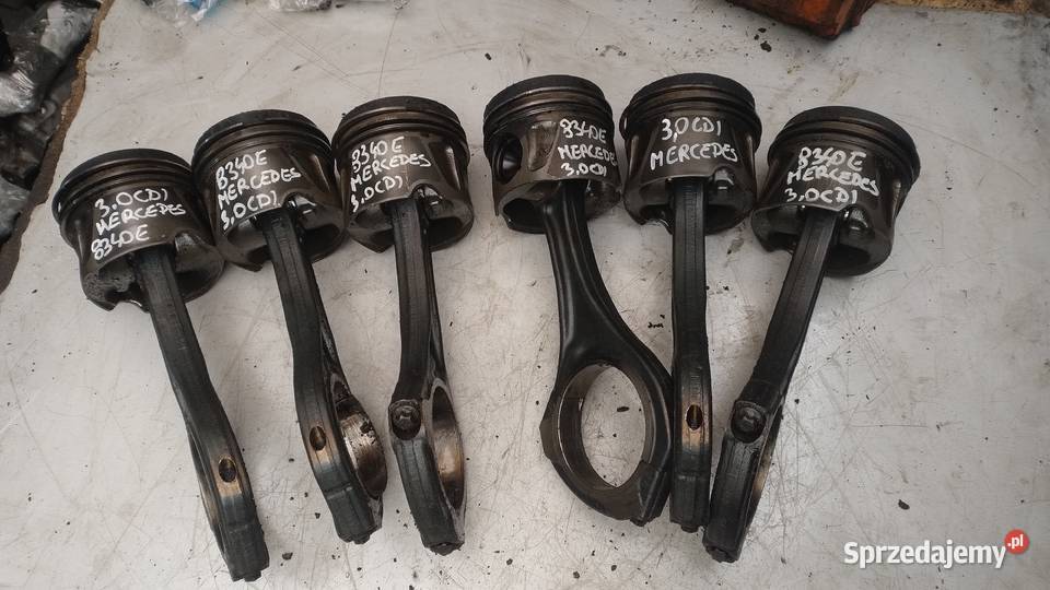 MERCEDES W211 W164 30 CDI tłok korbowód 8340E Silniki i osprzęt świętokrzyskie Kielce