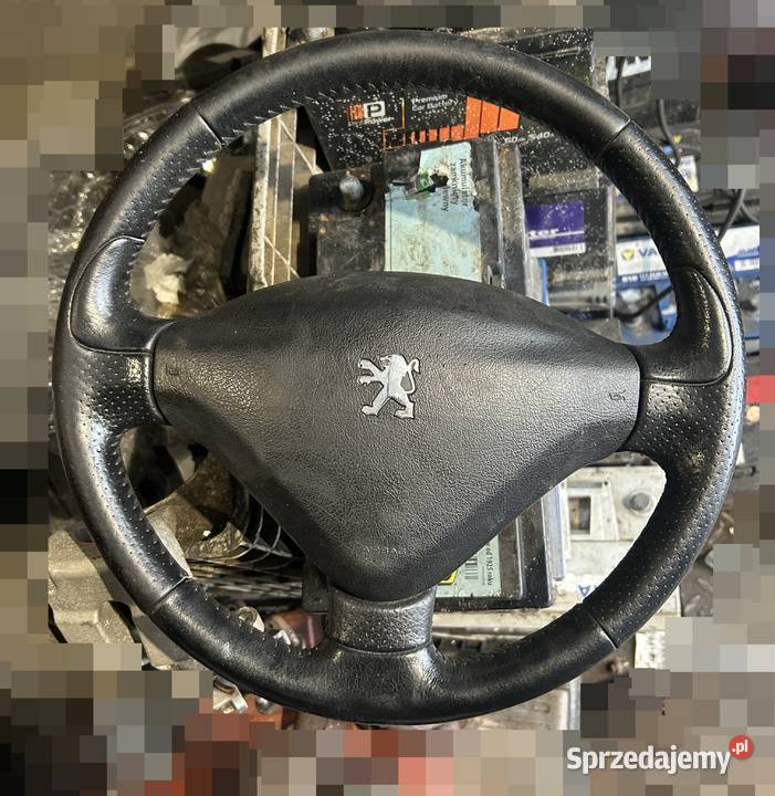 Kierownica skórzana Peugeot 207 ładny stan świętokrzyskie Bodzentyn