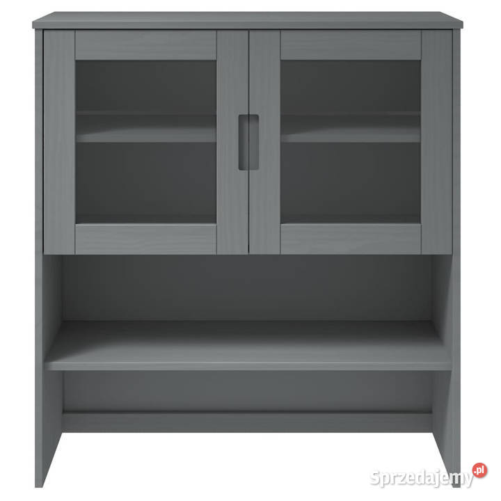 Nadstawka MOLDE szara 90x35x100 lite drewno Warszawa