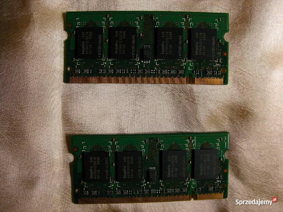 Pamięć do laptopa RAM DDR2 SODIMM 1GB PC4200 dolnośląskie Bolesławiec