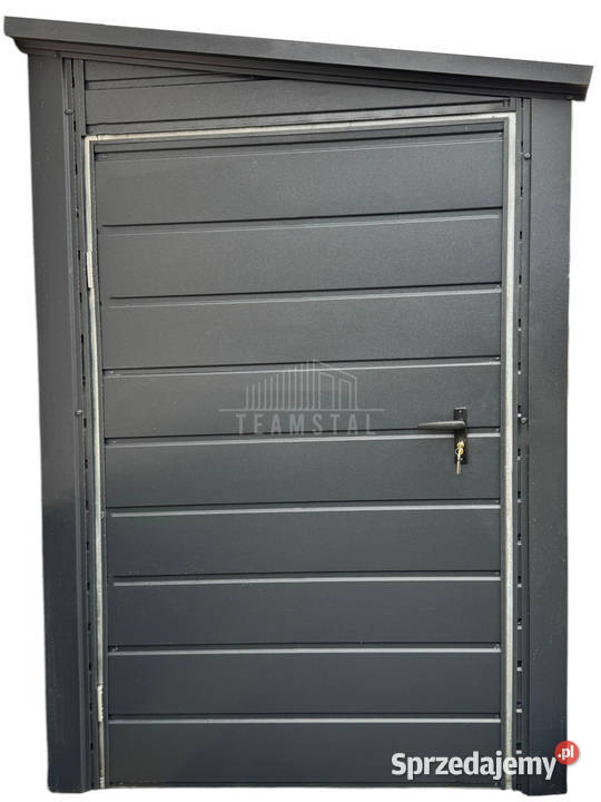 Schowek domek ogrodowy 14x4m 2x Drzwi dach spad Piła