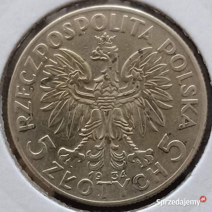 5 Głowa kobiety 1934 r 2 najniższy nakład Super Konin