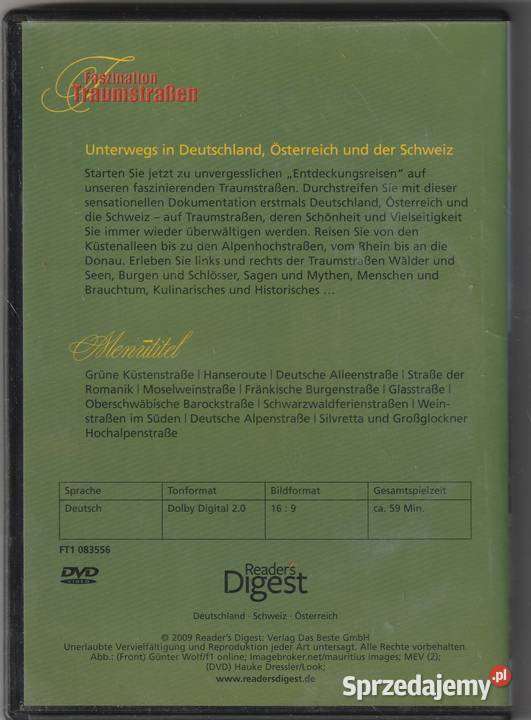 Faszination Traumstraben DVD Pruszków sprzedam