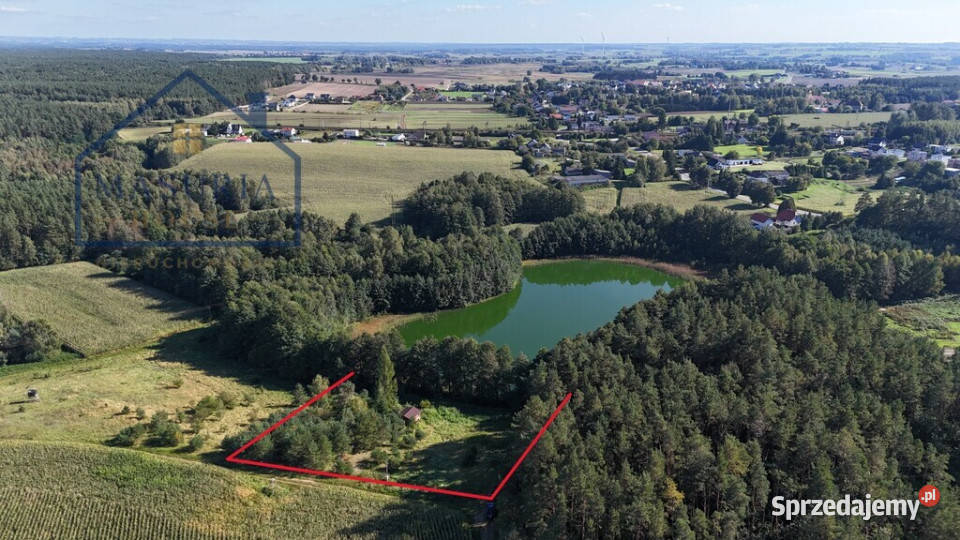 DZIAŁKA BUDOWLANA Z LINIĄ BRZEGOWĄ JAMIELNIK warmińsko-mazurskie