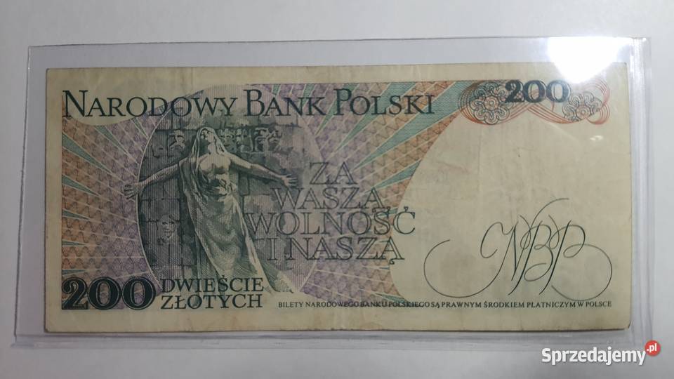 ULTRA RZADKOŚĆ 200 zlotych 1976 s AH Warszawa