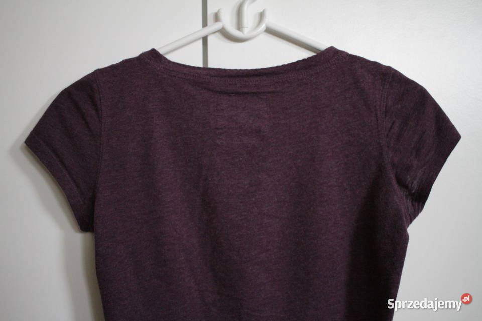 koszulka t shirt hm xs 34 guziki fioletowy Toruń sprzedam