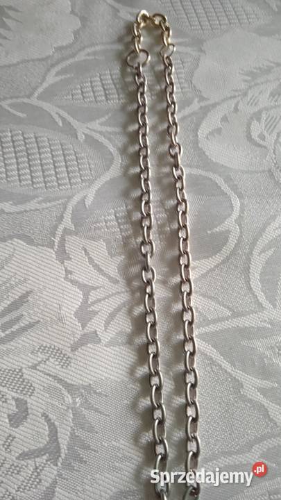 KRÓTKI MĘSKI ŁAŃCUSZEK PRZYPINKA Zegarki i Biżuteria Piła sprzedam