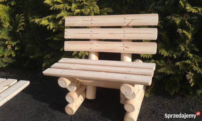 Meble ogrodowe barowe drewniane z Chojnice