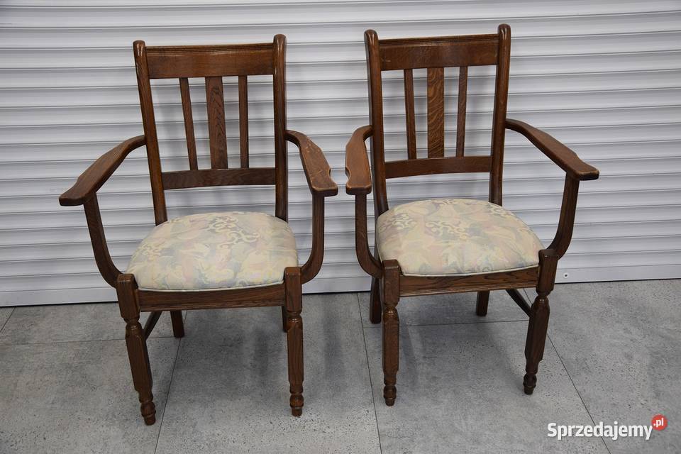 krzesła dębowe 6 sztuk nowe