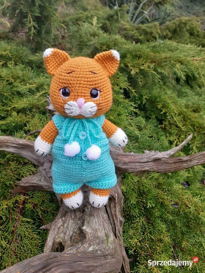 Kot kotek na szydełku kujawsko-pomorskie Nakło nad Notecią sprzedam