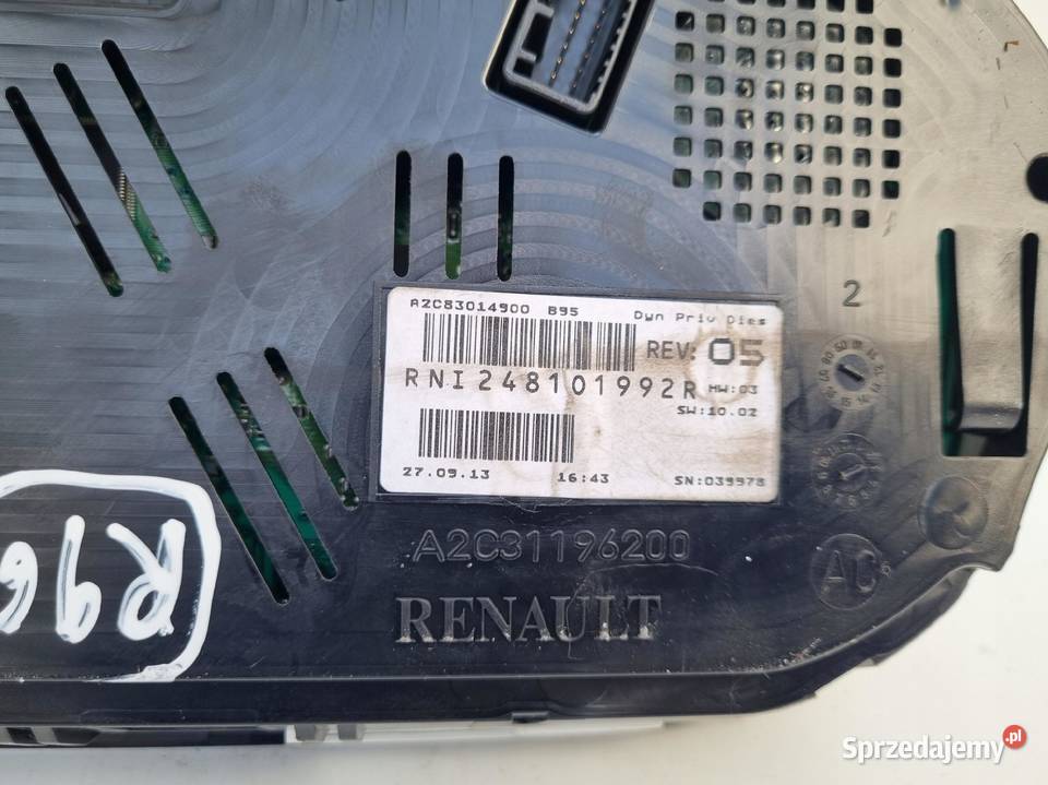 Renault Megane III 15 DCI LICZNIK ZEGARY Europa Chełm
