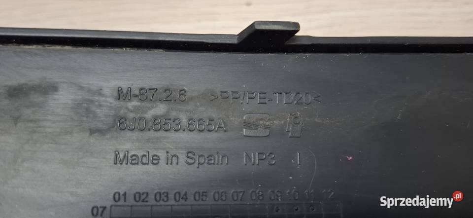 Kratka Zderzaka Plus Halogen Seat Ibiza osobowe Sandomierz sprzedam