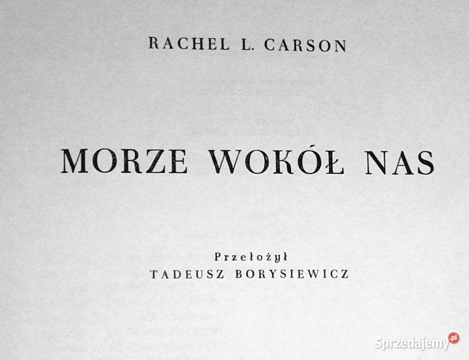 Morze wokół nas Rachel Carson lubelskie