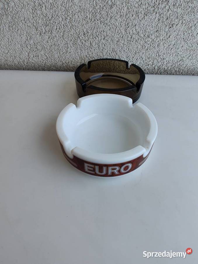 Popielniczka porcelanowa szklana France 105 x 35 Olecko sprzedam