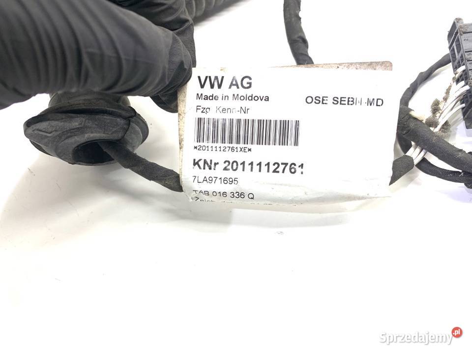 WIĄZKA DRZWI TYŁ PRAWY VW TRANSPORTER T6