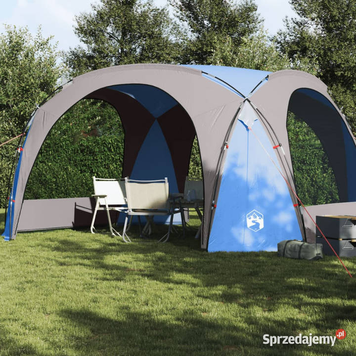 Namiot imprezowy niebieski wodoszczelny WM94573 Warszawa