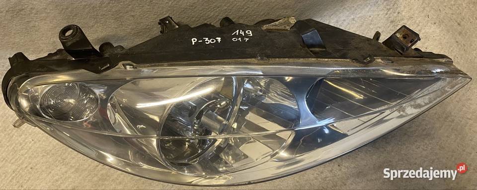 LAMPA REFLEKTOR PRAWY PRZÓD PEUGEOT 307 0105 Rok produkcji 2003