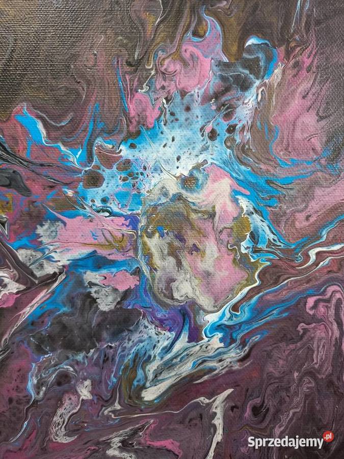 Obraz Abstrakcja Plama Malarstwo Piekary Śląskie sprzedam