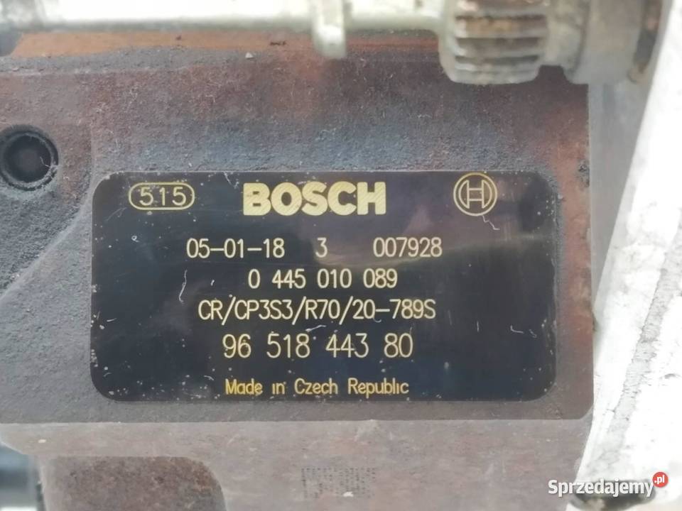 POMPA WTRYSKOWA 0445010089 9651844380 16 TDCI