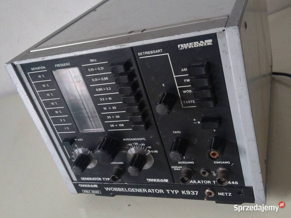 Meratronik K937 Generator wobulator lata 70 Warszawa
