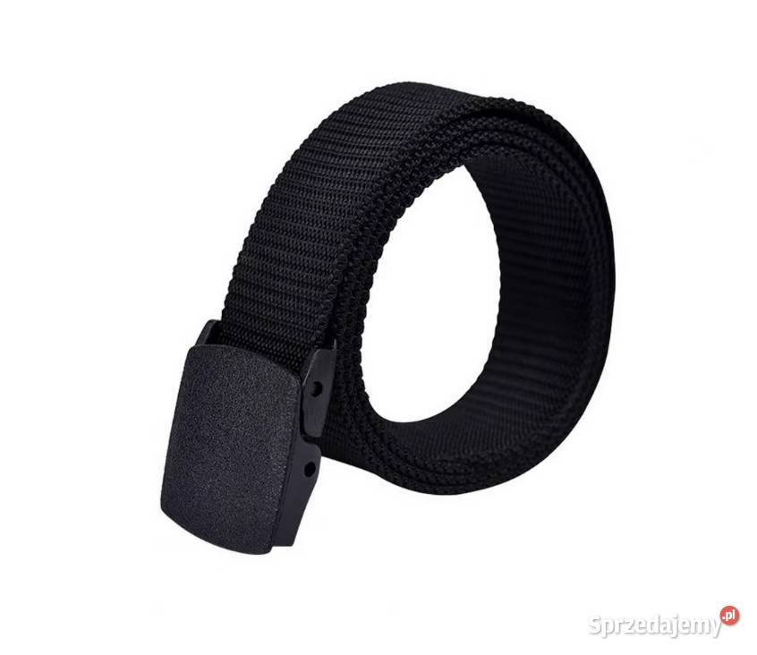 PAS PASEK Wojskowy Survival z Klamrą 125 CZARNY Nowy Sącz