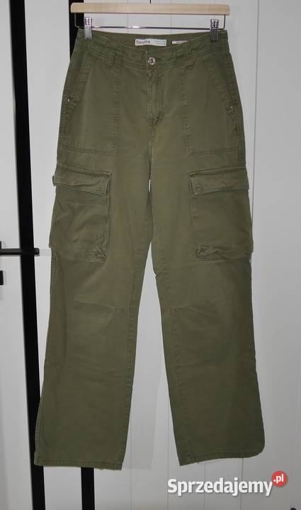 Bershka Cargo świetne spodnie bojówki 36 S Wrocław