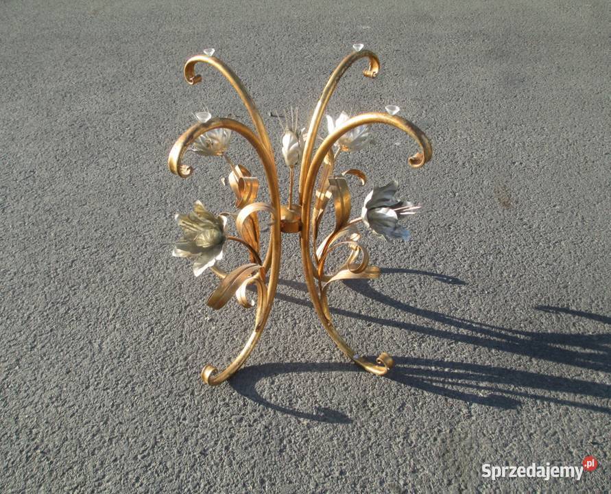 Stolik Hollywood Regency proj Hansa Kgla lata 60 lubelskie