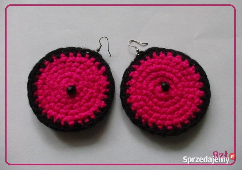 Kolczyki różczerń kolczyki hand made Łódź