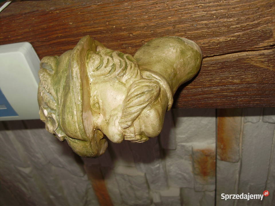 Gipsowe maski PRL dziś już unikaty wielokolorowy sprzedam