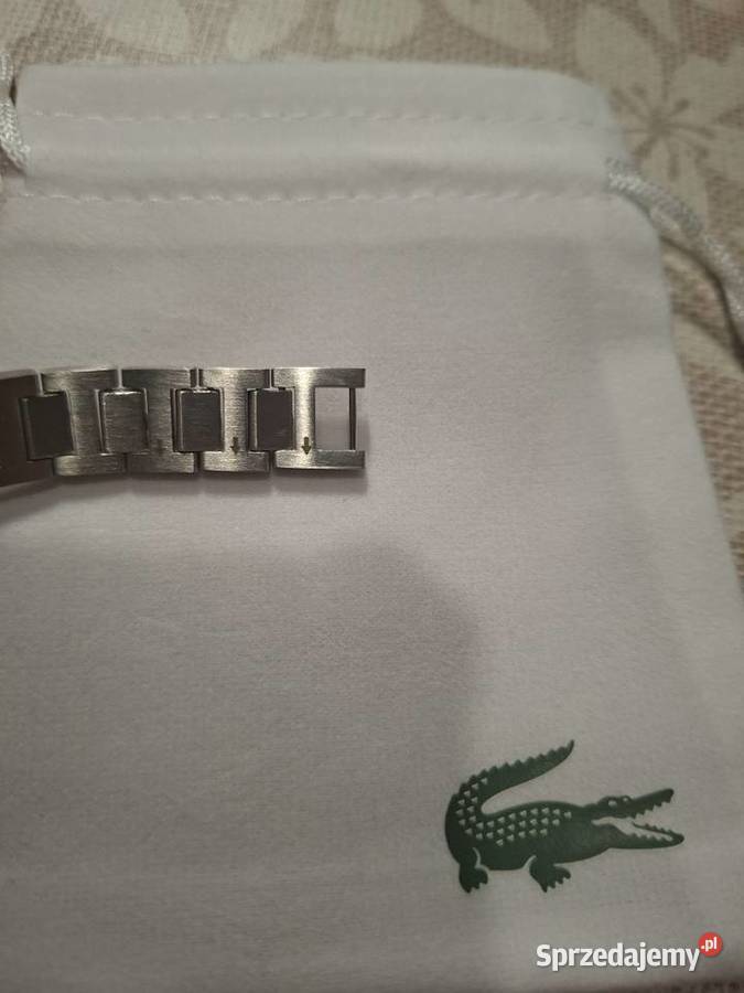 Bransoletka Lacoste srebrna Lacoste Bracelet Piła