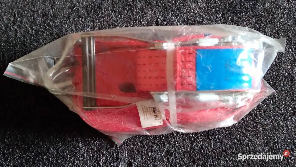 PAS TRANSPORTOWY 1T 6M 25MM Z NAPINACZEM ATEST Żukowo