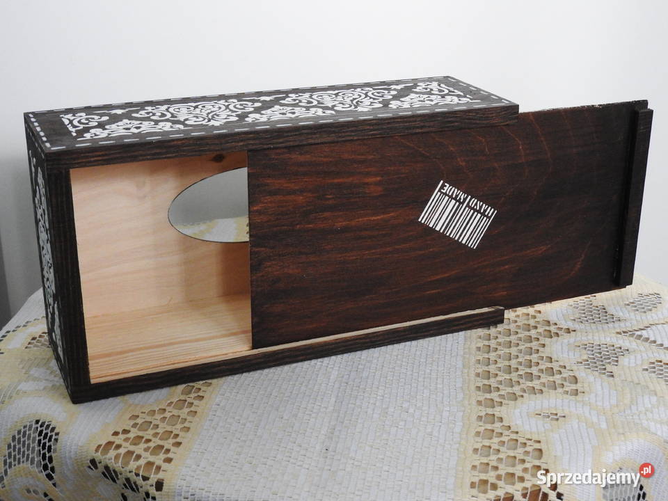 Chustecznik handmade z drewna prezent dekoracja Bytom
