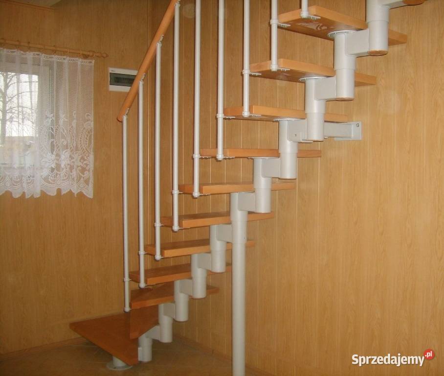 Schody modułowe CORA model Mix 09 L90 12 wewnętrzne Kościan