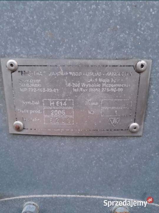 silos Michał 5t pasza zboże Kutno