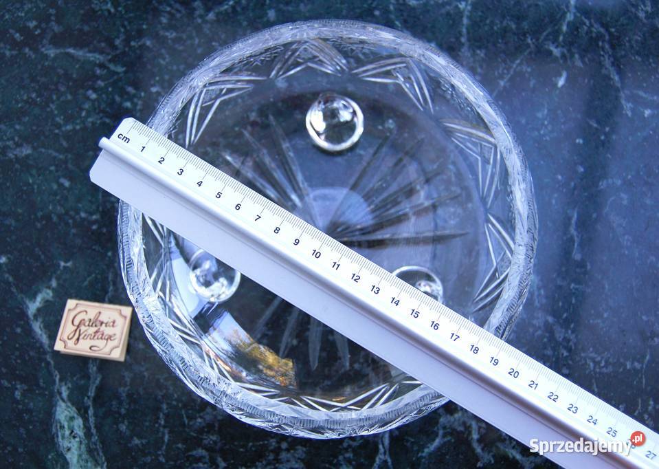 Miska salaterka owocarka kryształowa kryształ