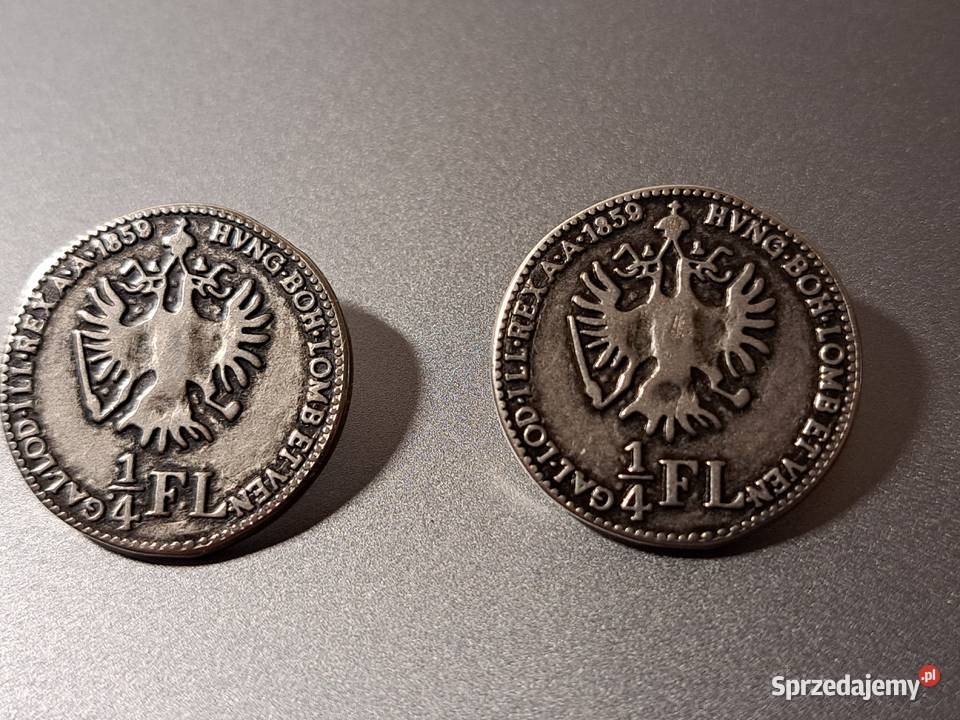 GUZIK 14 FL GALLOD ILL REX AA 1859 herb Austrii Radom
