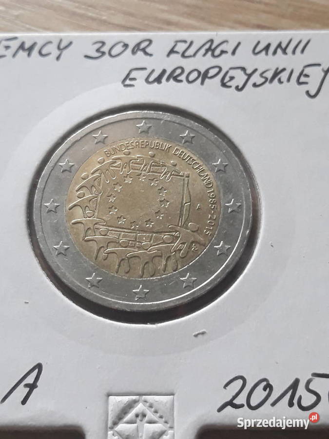 2 Euro 30 r Flagi Unii Europejskiej Niemcy 2015
