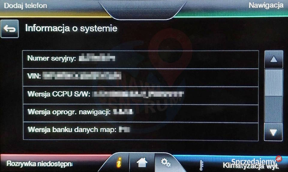 Ford Sync 2 Mapy 2026 Radary Korki Traffic