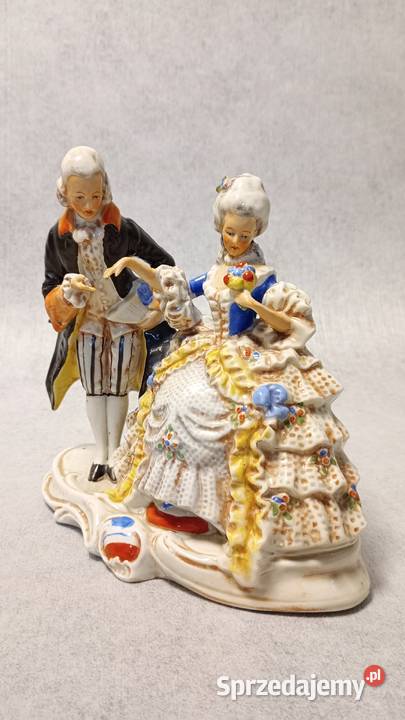 Grafenthal Porcelanowa Figura Zakochana Para Porcelana i szkło zachodniopomorskie Świnoujście