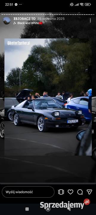 TOYOTA SUPRA 30 TURBO TARGA MANUAL 7MGTE A70 mk3 Rok produkcji 1991