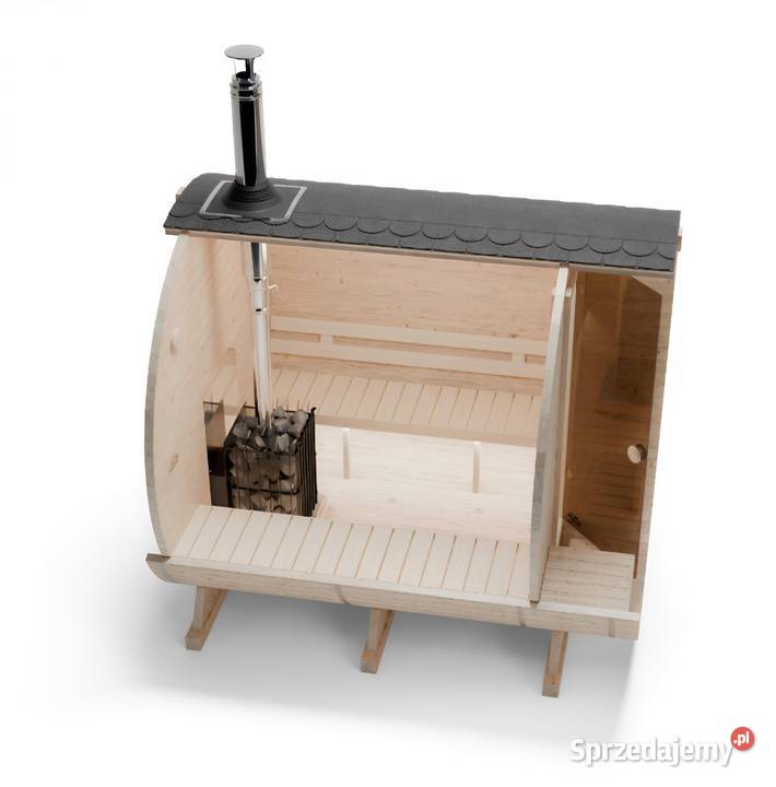 Sauna ogrodowa beczka dostępna ręki Warszawa