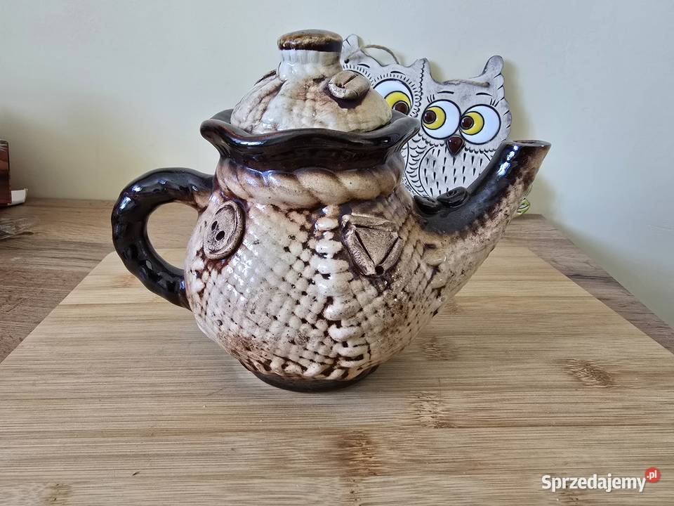 Unikalny ceramiczny imbryk w stylu rustykalnym kujawsko-pomorskie Bydgoszcz