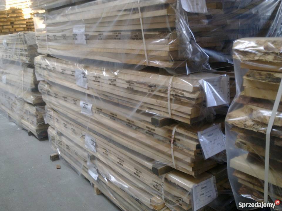 Tarcica jesionowa 2833 52 mm różne klasy duże Kęty