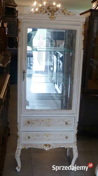 Witryna ludwikowska ecru sklep Dąbrowa Górnicza