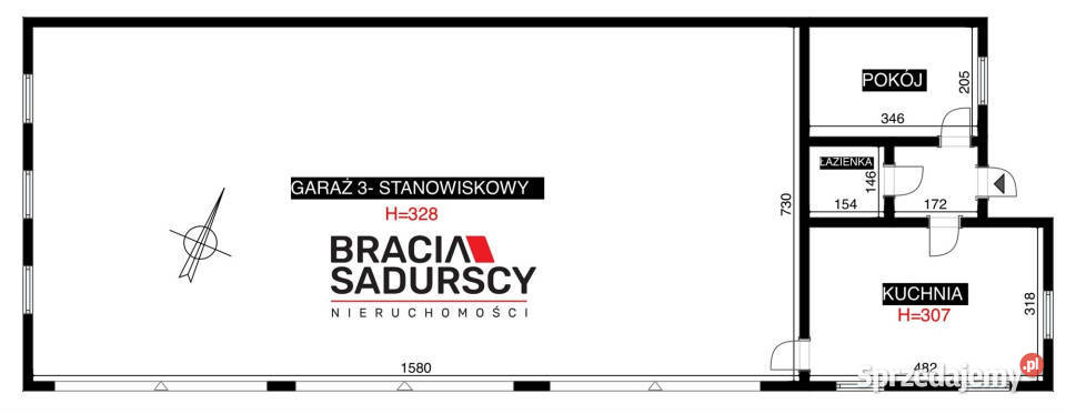 Dom wolnostojący 2077m2 Łomna