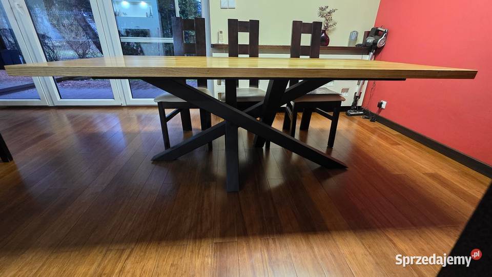 Stół dębowy 200x100 lite drewno dębowe 75cm