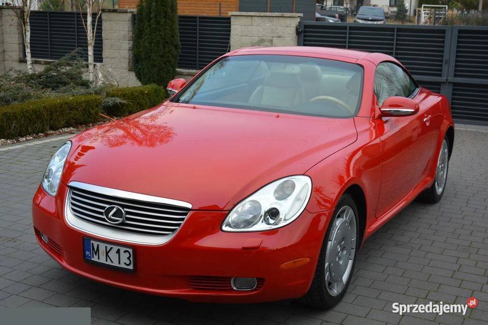 Lexus SC 43 benzyna 285 2002r 198500km Mińsk Mazowiecki