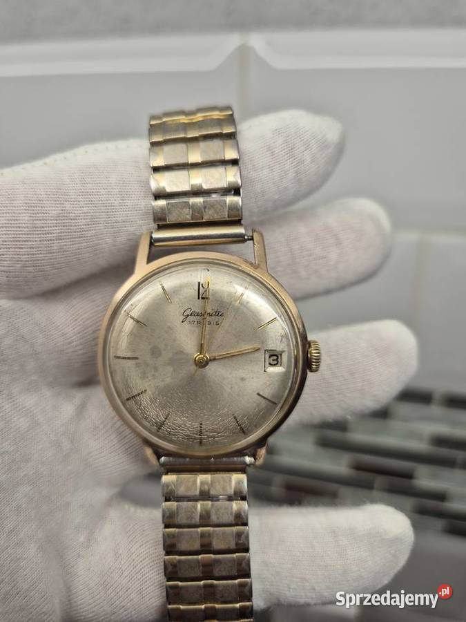Męski stary zegarek Glashutte Chorzów