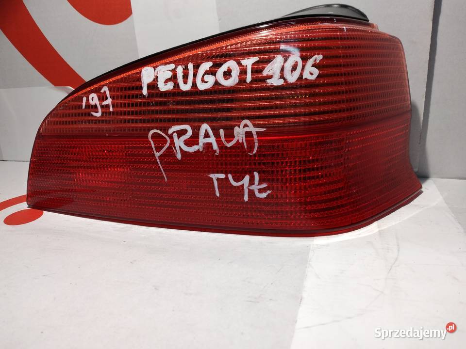 LAMPA PEUGEOT 206 PRAWY TYŁ ORYGINALNA Mietków