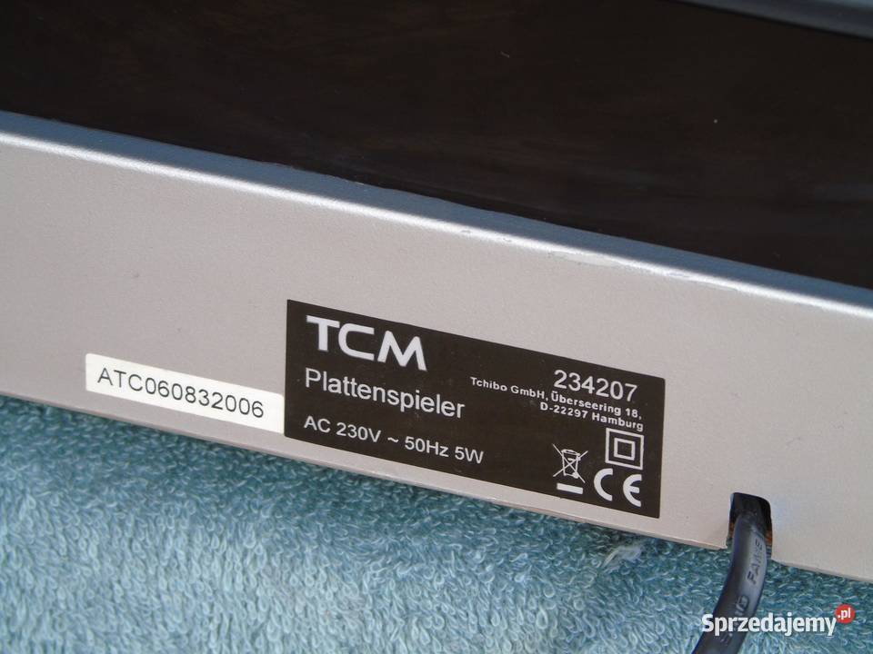 Gramofon TCM stroboskop sprawny DOSTAWA Jasło